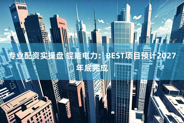 专业配资实操盘 皖能电力：BEST项目预计2027年底完成