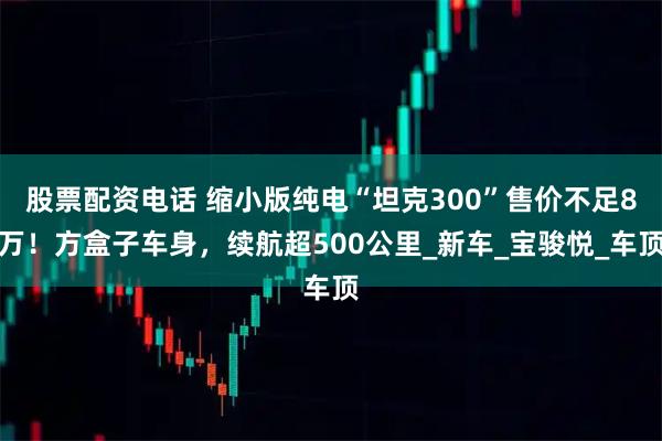 股票配资电话 缩小版纯电“坦克300”售价不足8万！方盒子车身，续航超500公里_新车_宝骏悦_车顶